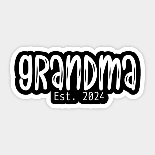 Grandma Est. 2024 Sticker